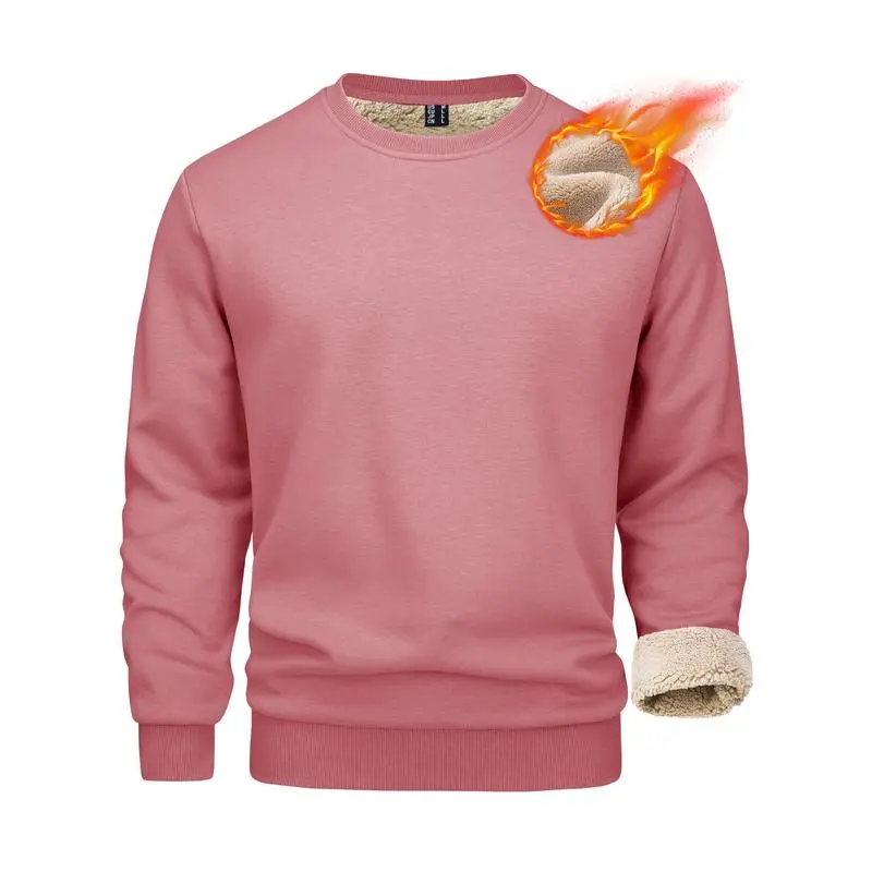 🧥 Men’s Sherpa Lined Sweatshirt – Cozy Warmth, Everyday Style