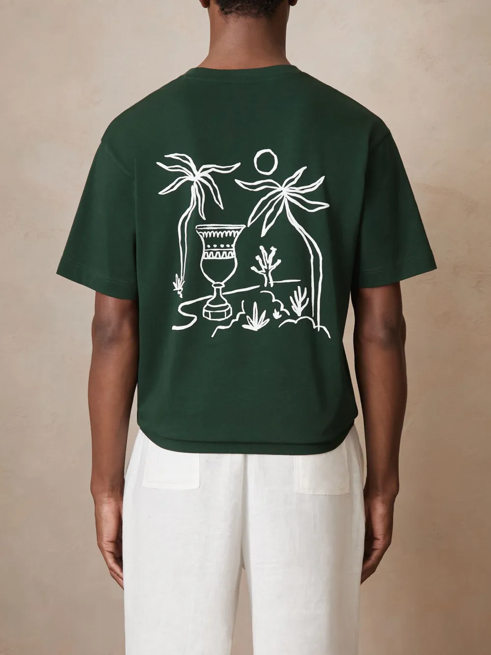 Men's Cotton Casual Holiday Style Short Sleeves