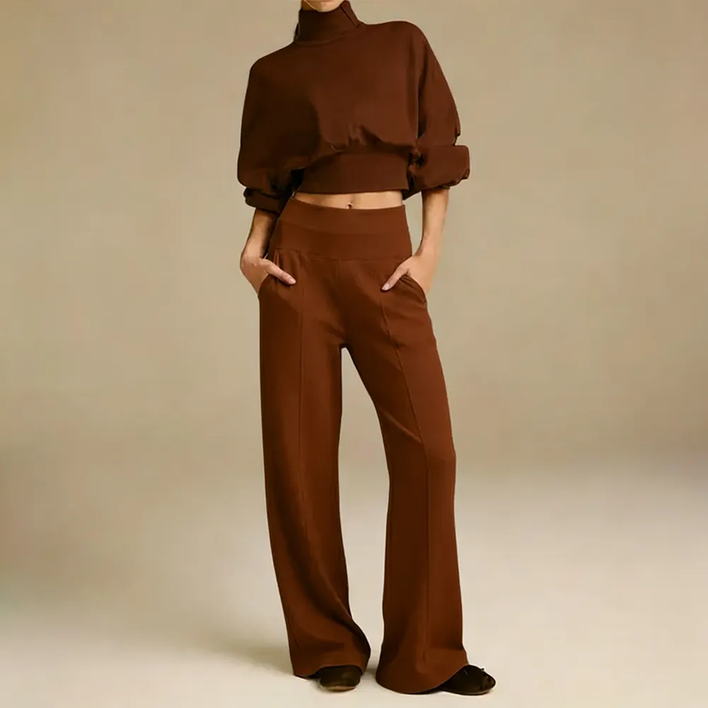 Modal Soft Warm Sweatshirt & Sweatpants Sets