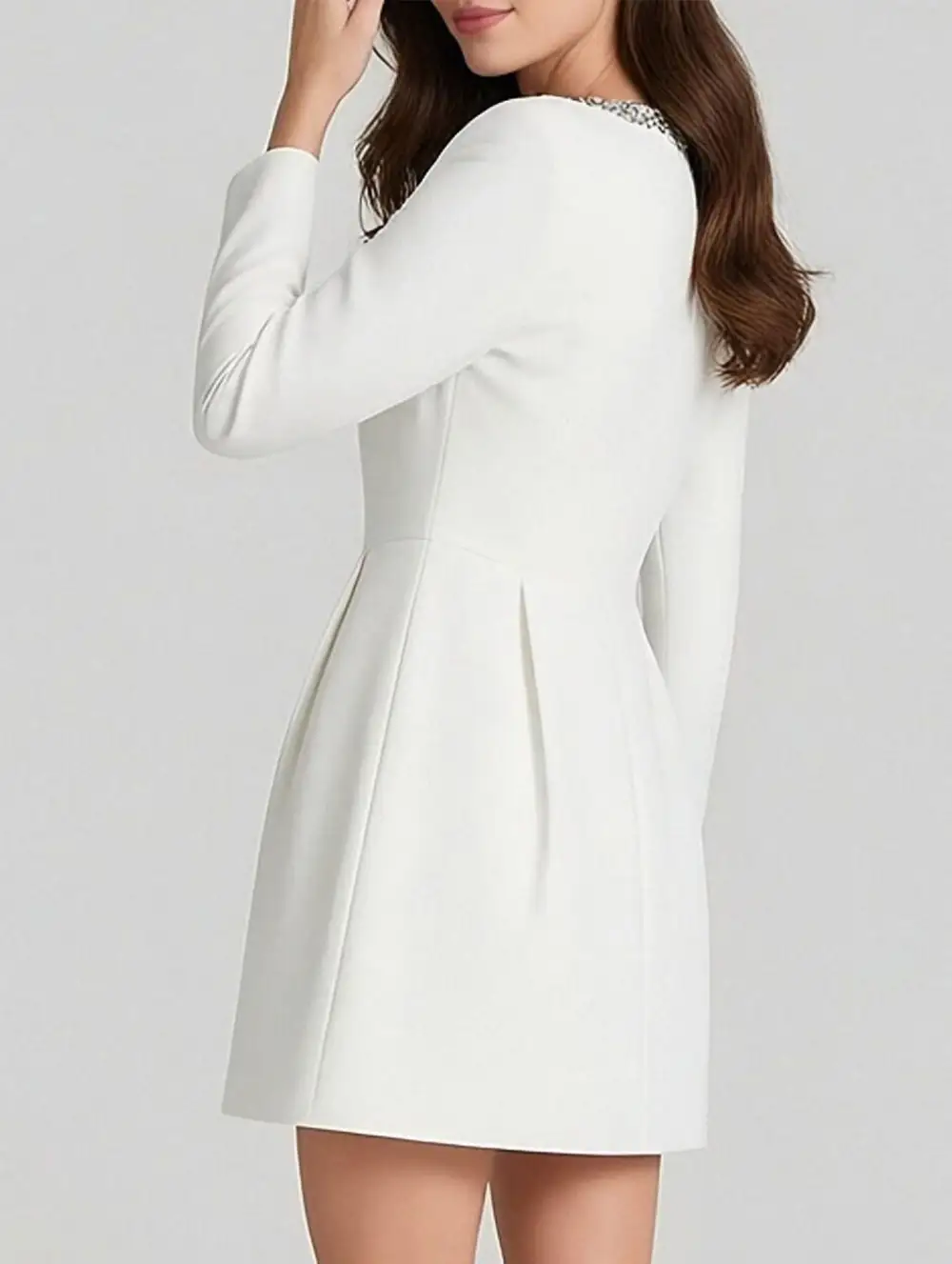 Velvet Square Neck Dress