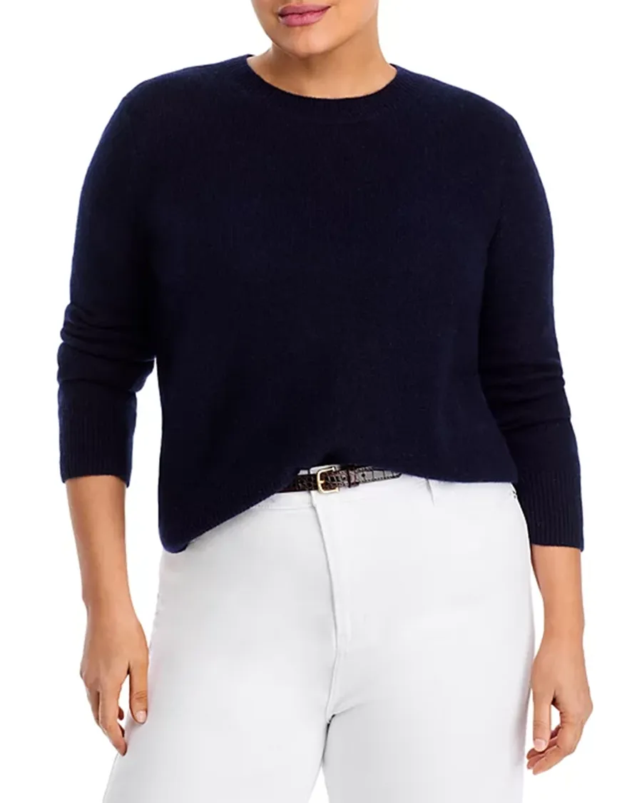 Cashmere Crewneck Long Sleeves Sweater
