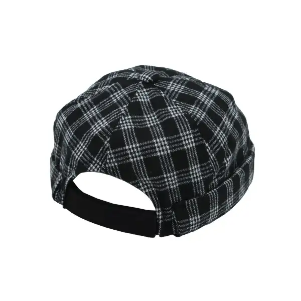 Plaid Beanie Hat