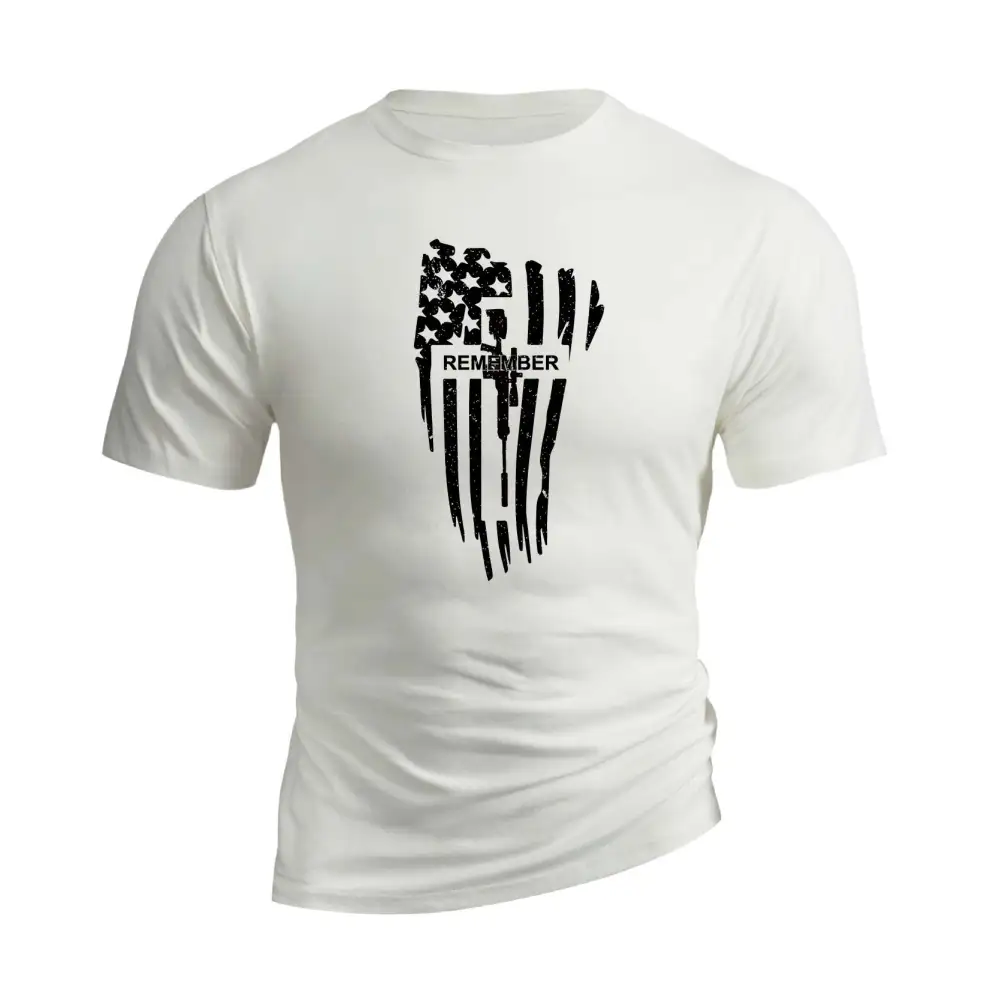 USA FLAG REMEMBER GRAPHIC TEE