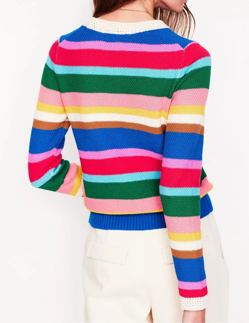 Callie Crochet Trim Sweater