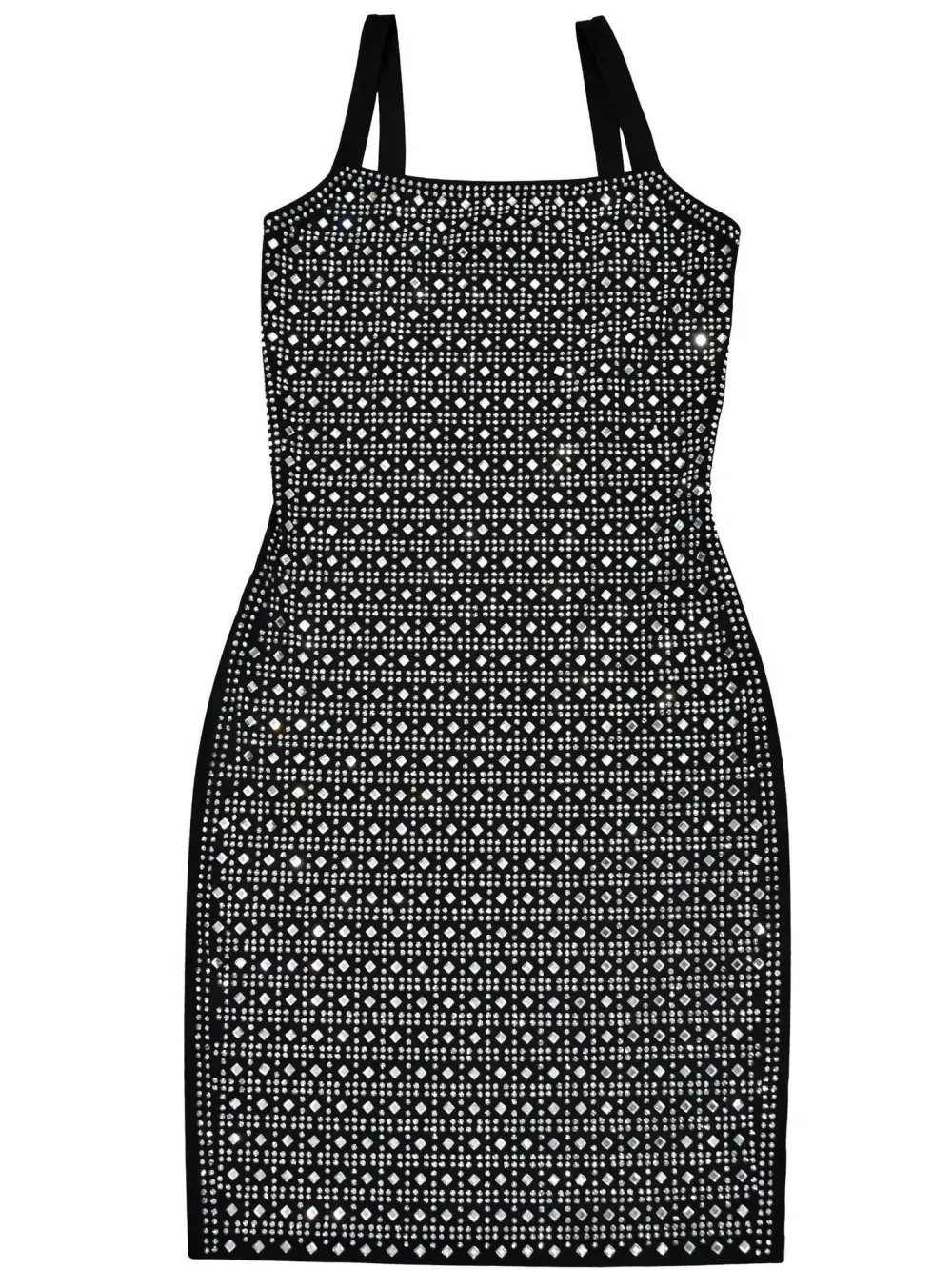 Rhinestone Slim Sling Mini Dress