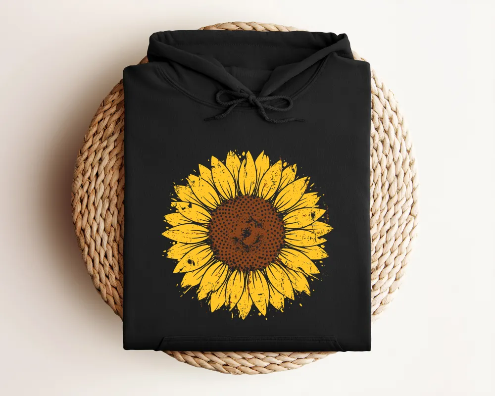 Sunflower Graphic Pullover Hoodie