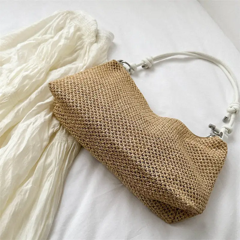 Straw Casual Shoulder Bag