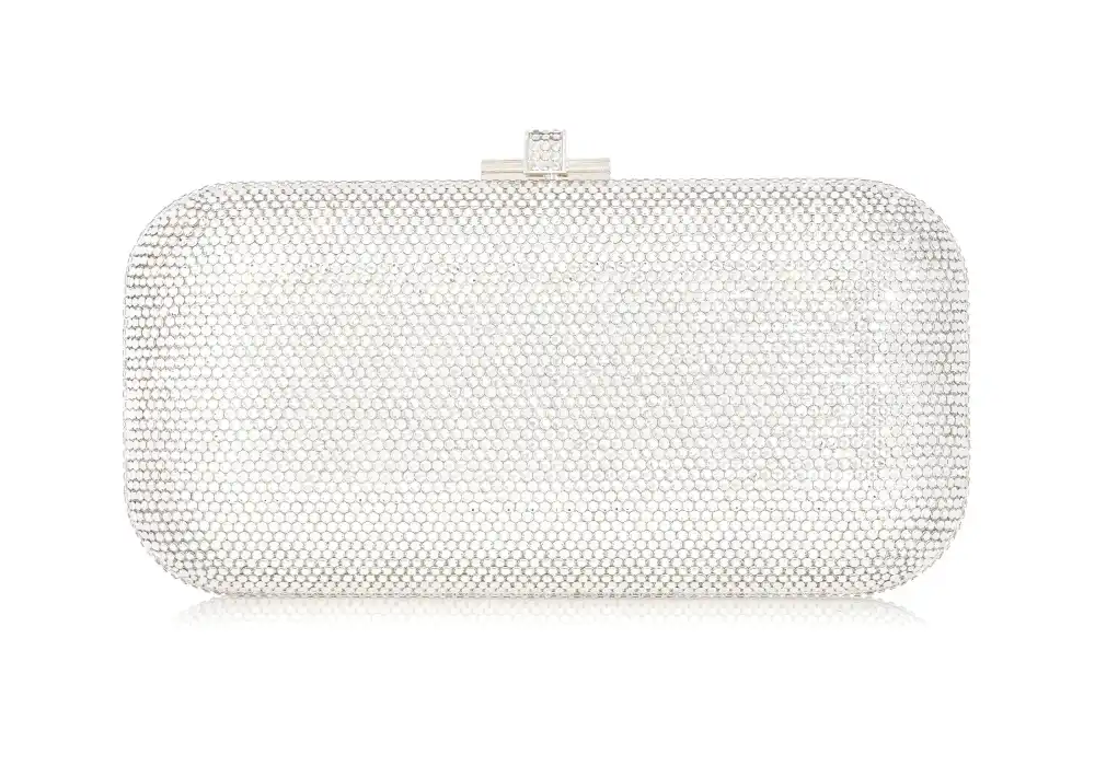 Radiant Long Slide Crystal Clutch