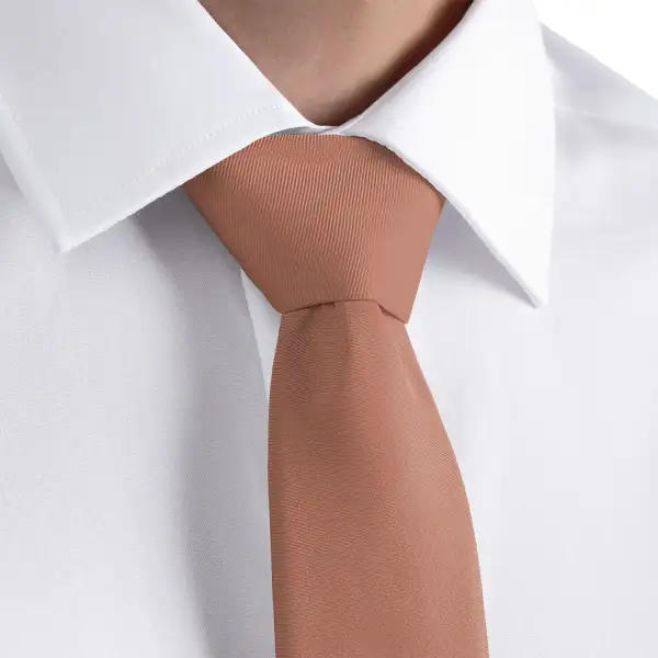 Versatile Solid Texture Necktie