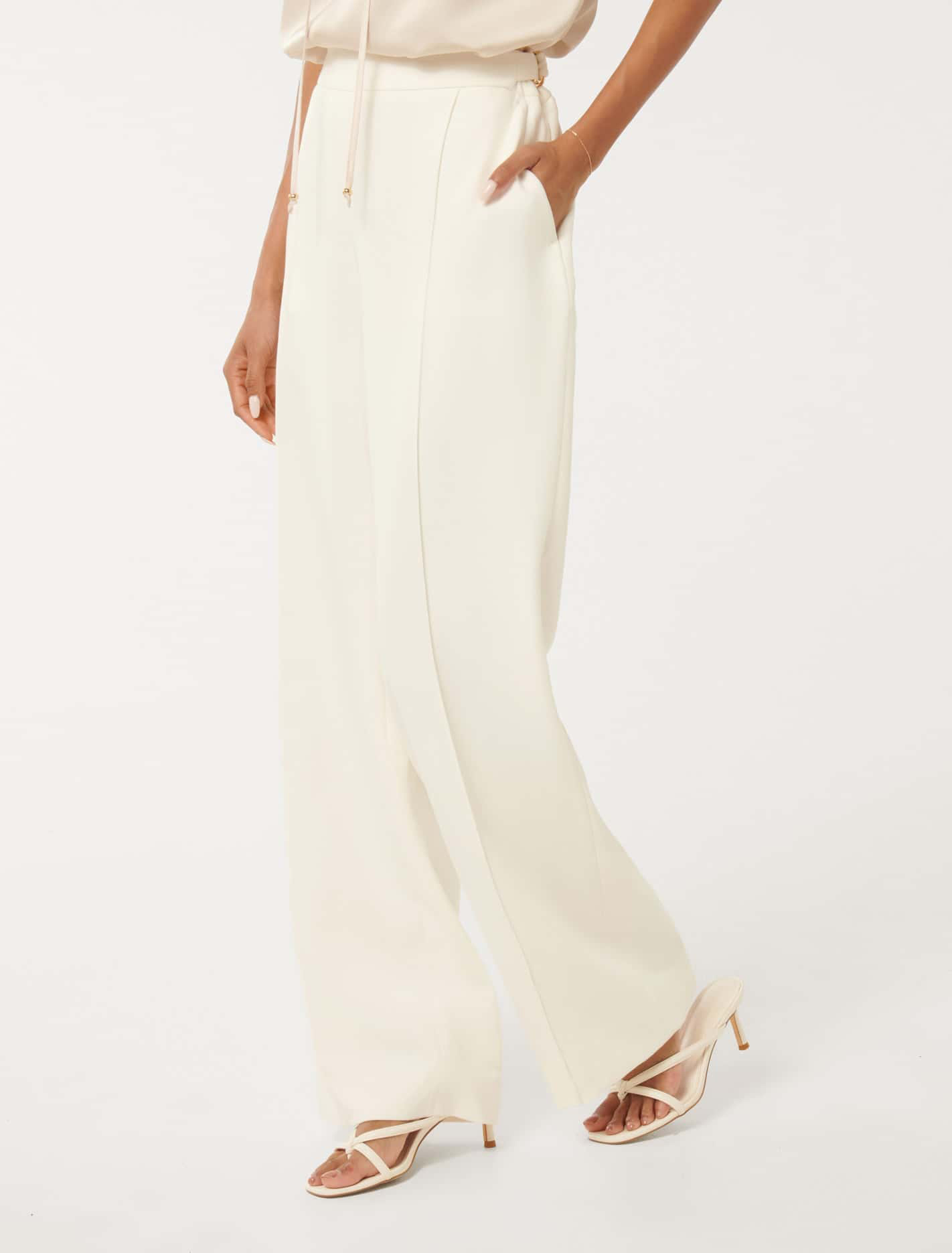 Petite Wide-Leg Pants