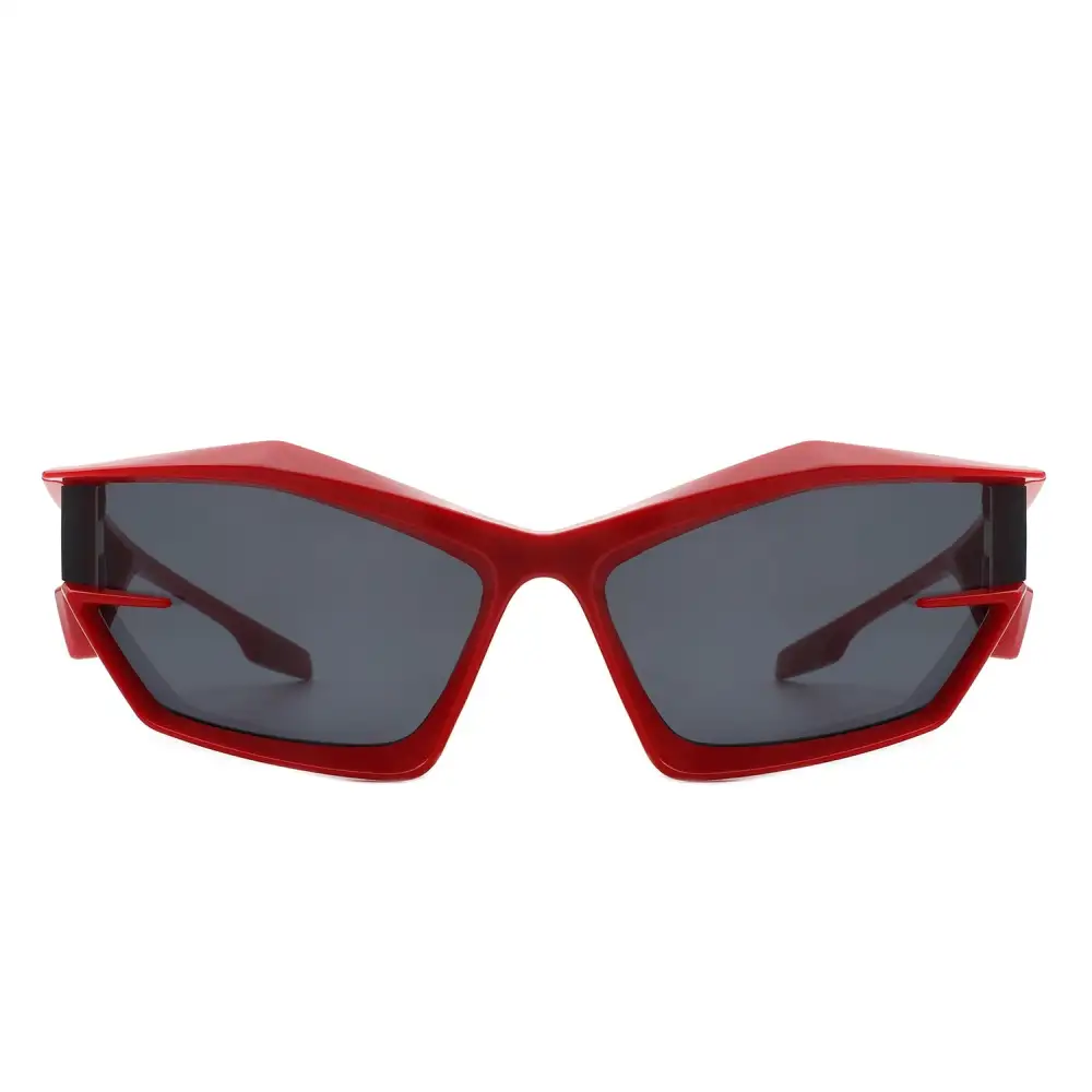 Terry Rectangle Square Frame Sunglasses