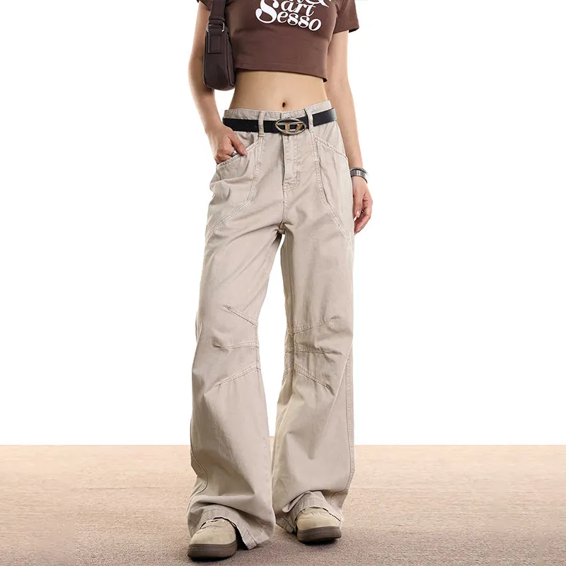 Structured Wide Leg Jeans
