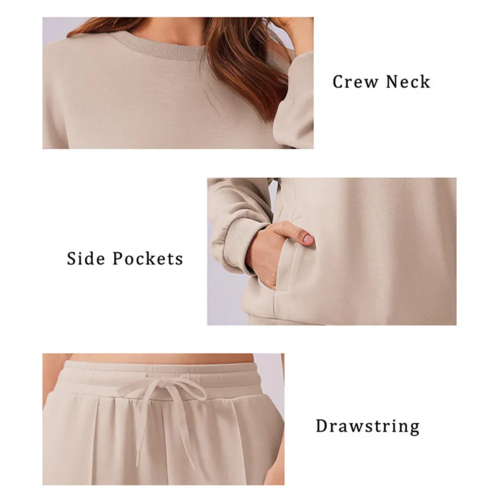 2-Piece Long Sleeve Sweatshirt