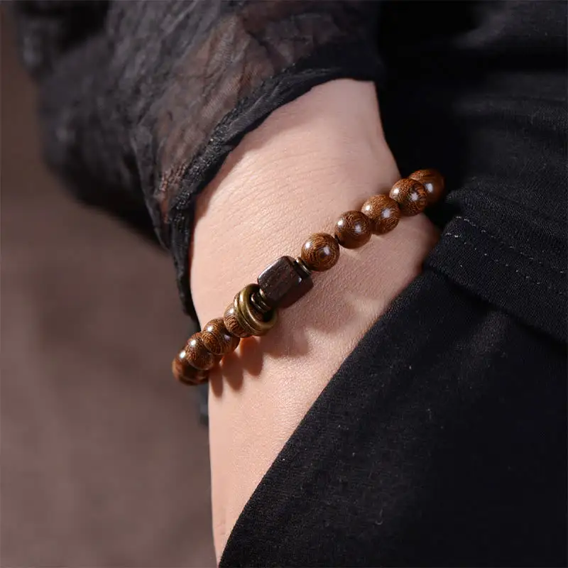Phoebe Zhennan Wood Spirituality Bracelet