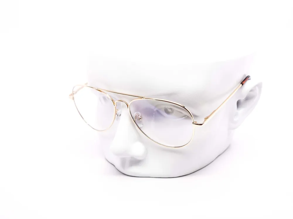 12-Pack Silver-Tone Aviator Blue Light Glasses