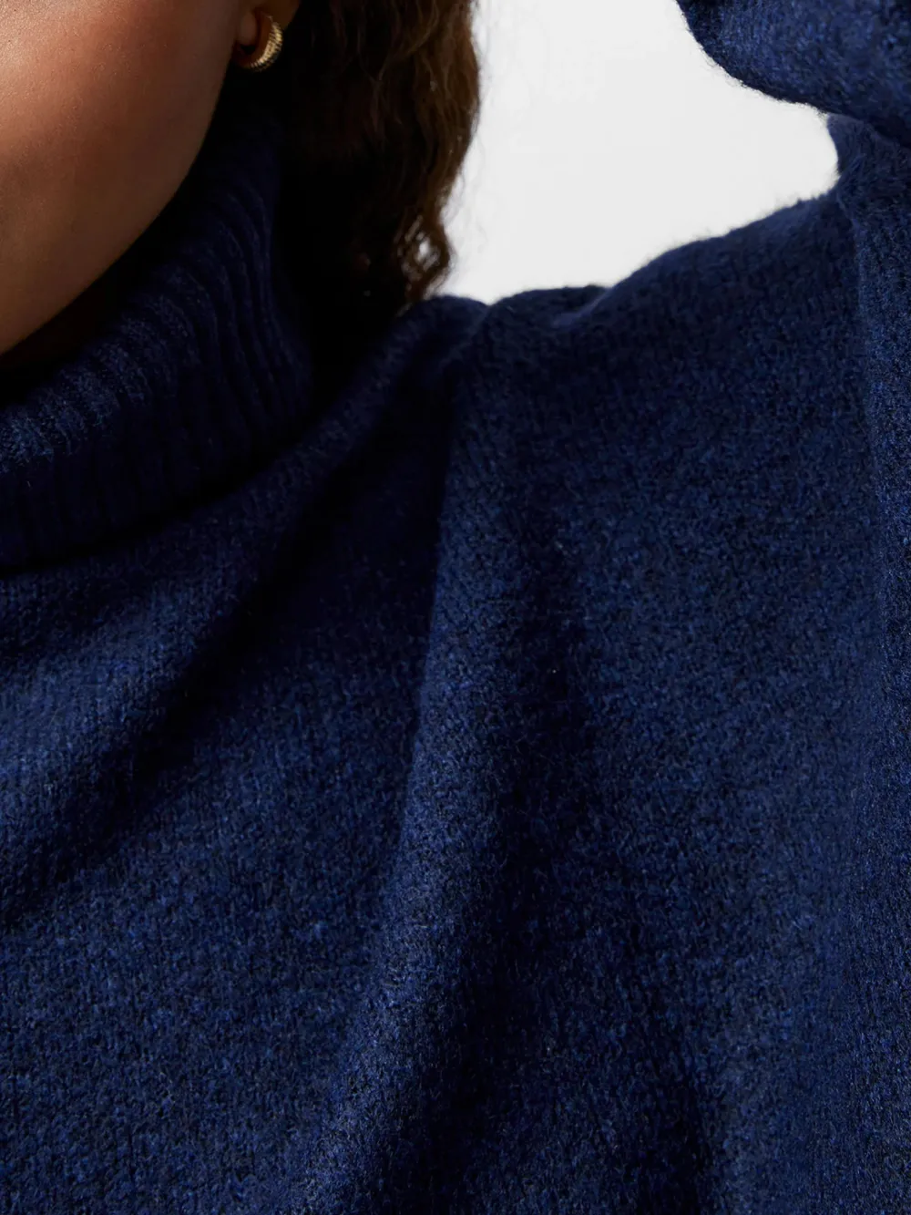 Fashionable Soft Turtleneck Loose Sweater