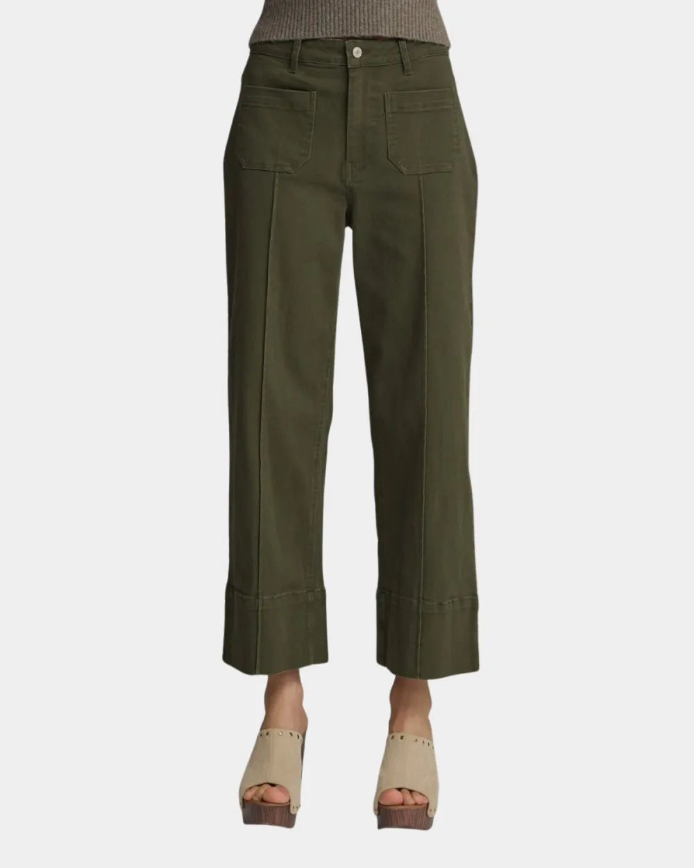 Wide Leg Seam Pants