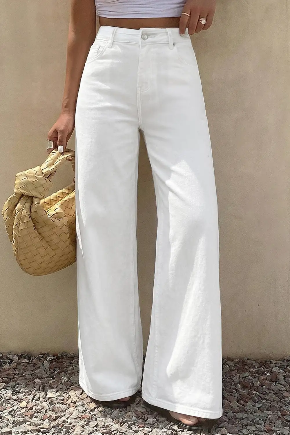 Loose Solid Jeans