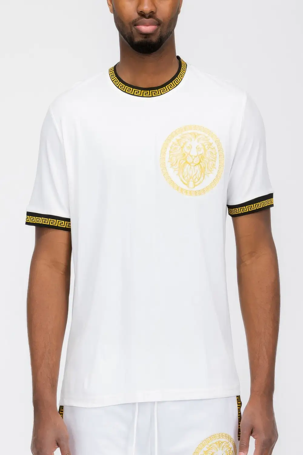 Lion Embroidery T-Shirt