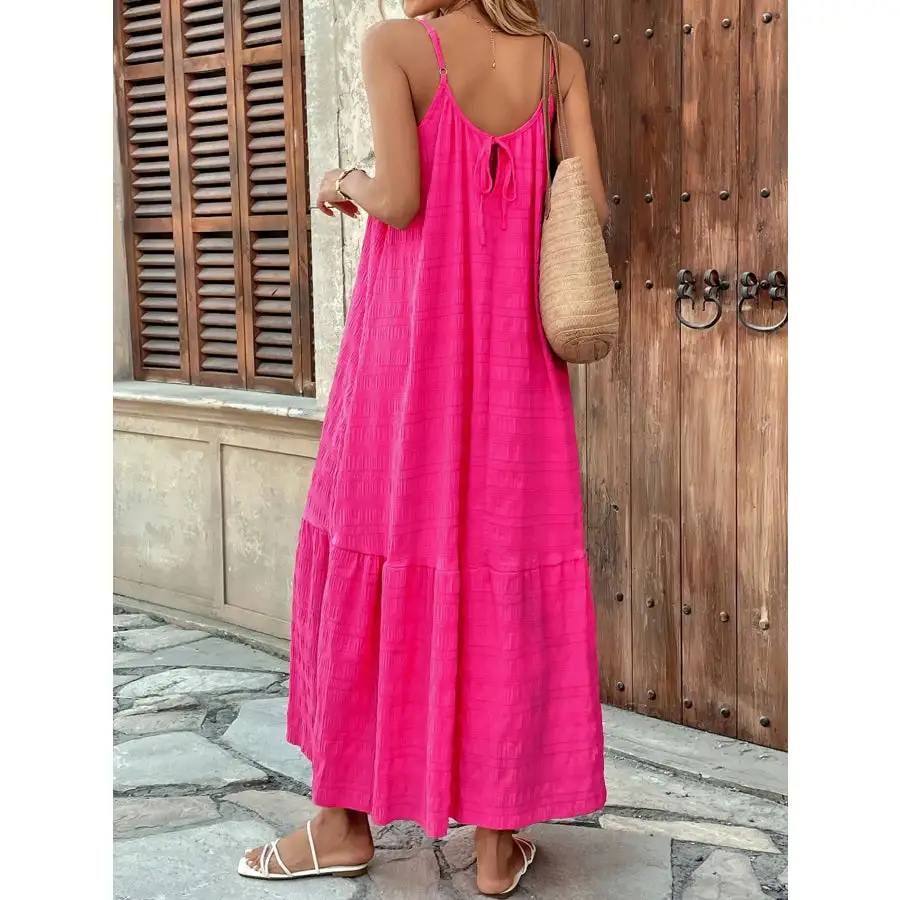 Scoop Neck Cami Maxi Dress