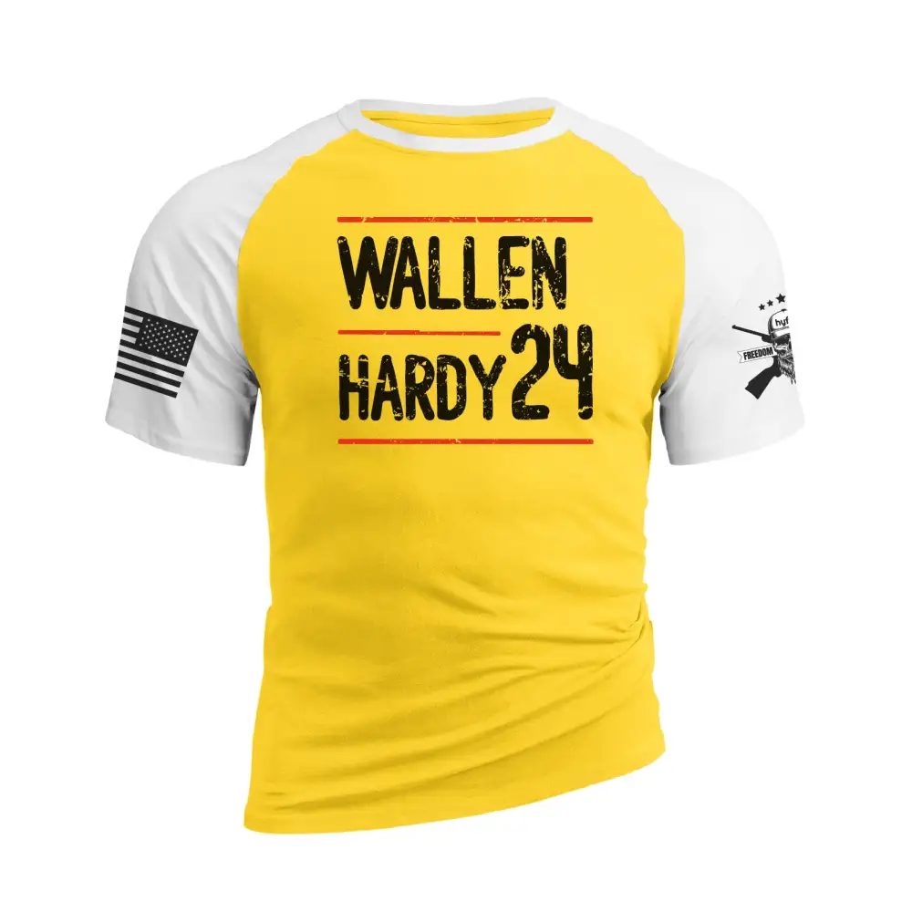 WALLEN HARDY 24 RAGLAN GRAPHIC TEE
