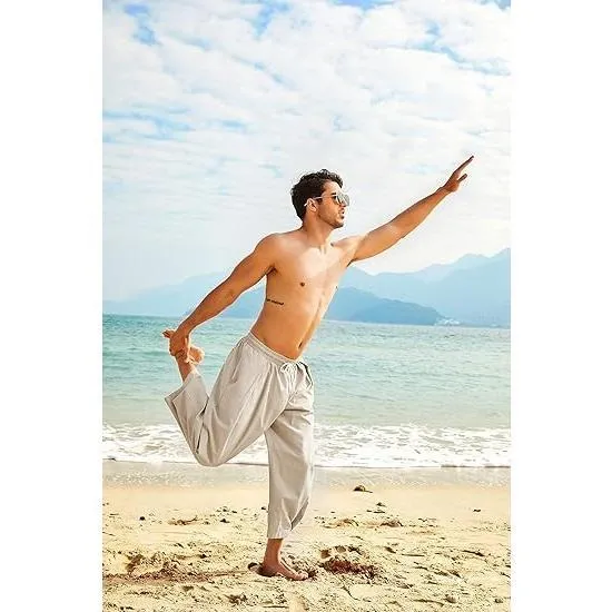 Men's Cotton Linen Harem Pants