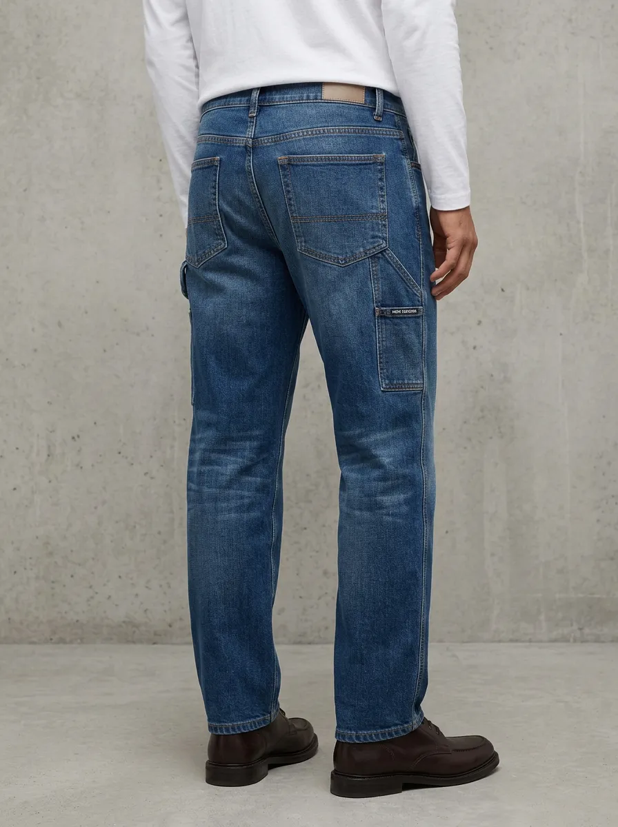 Utility Carpenter Straight Jeans