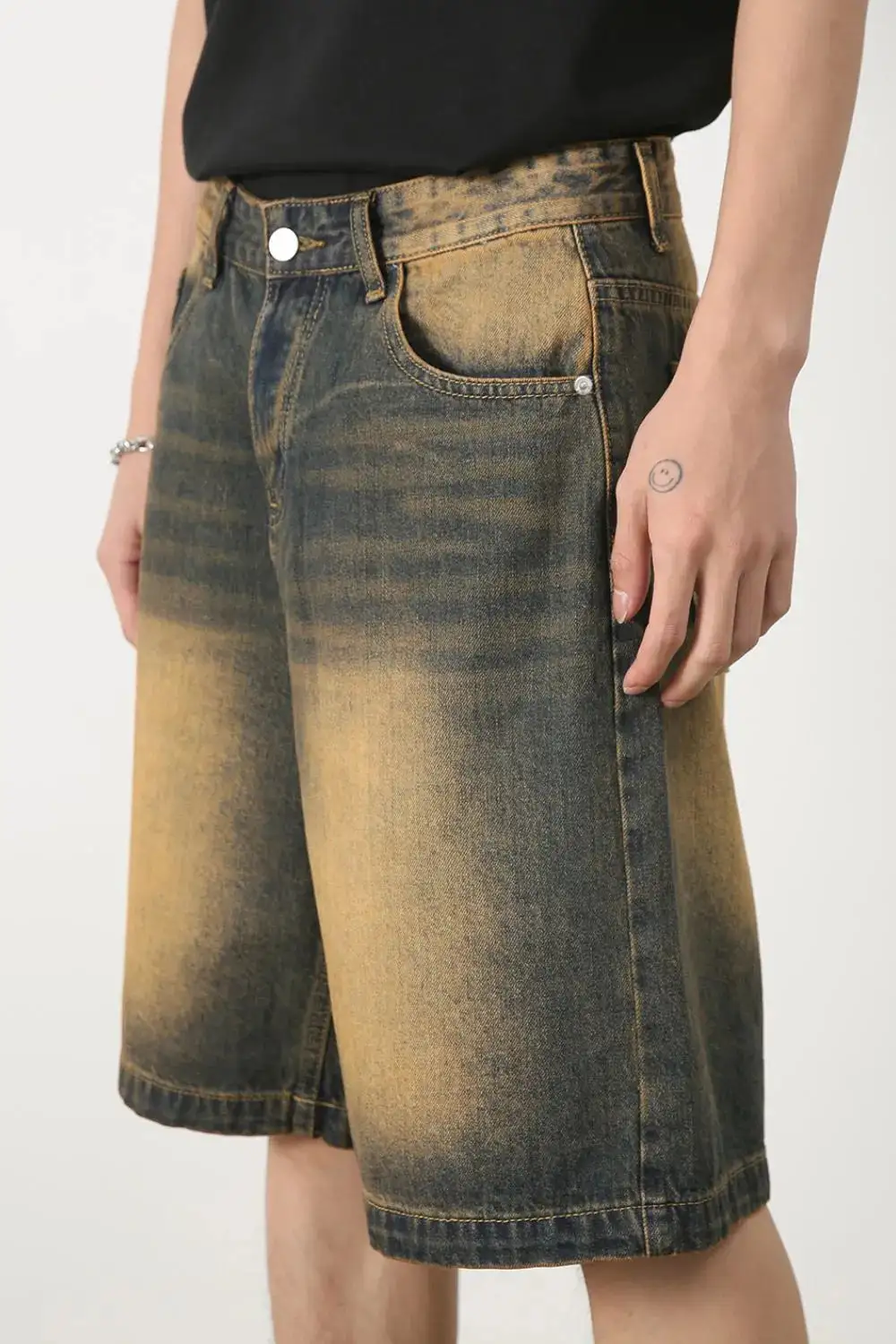 Smooth Cotton Blend Casual Shorts
