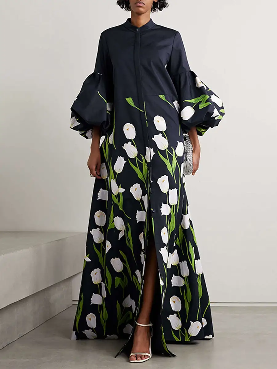 Plus Pleated Maxi Dress
