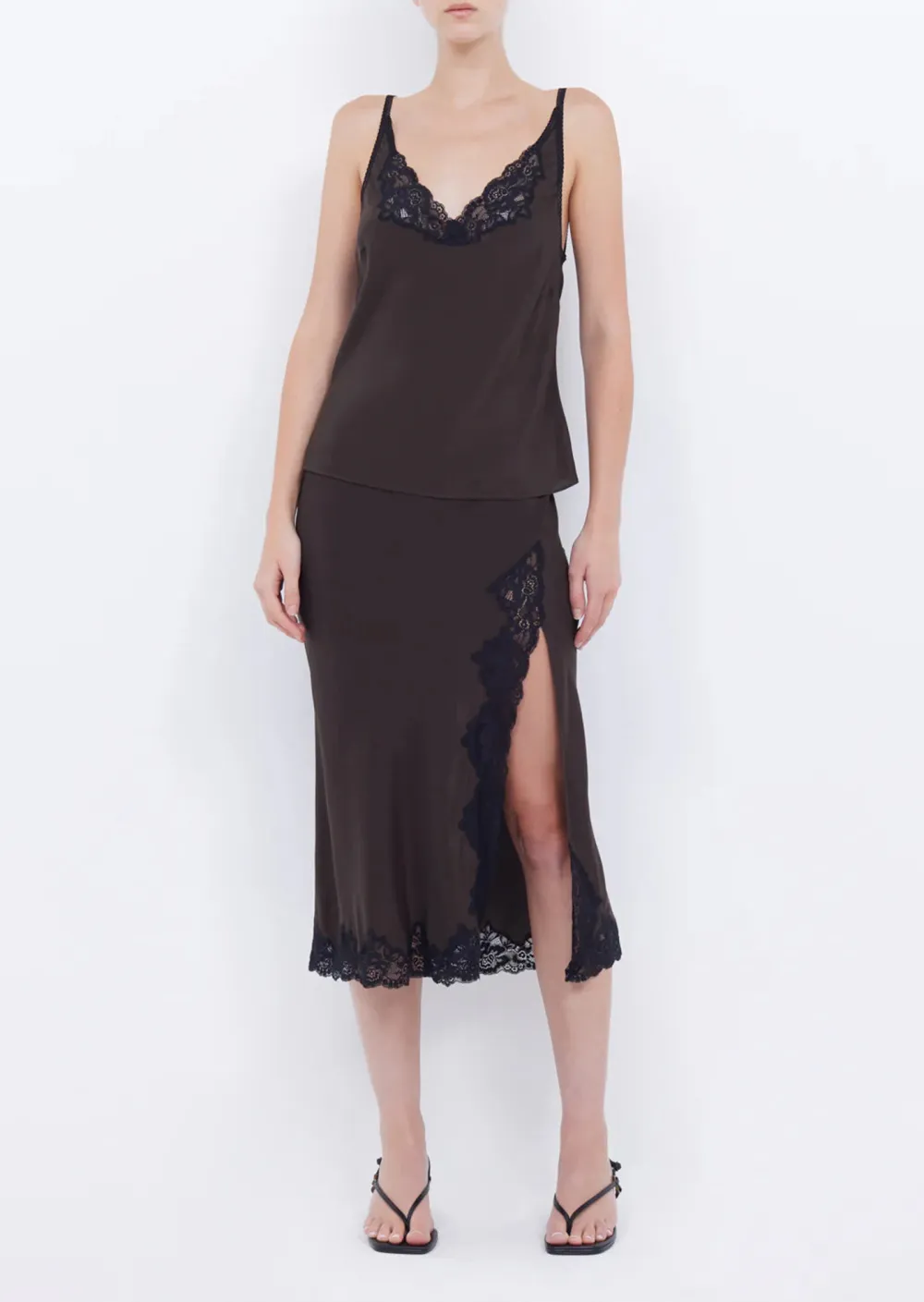 LACE DETAIL CAMI DRESS
