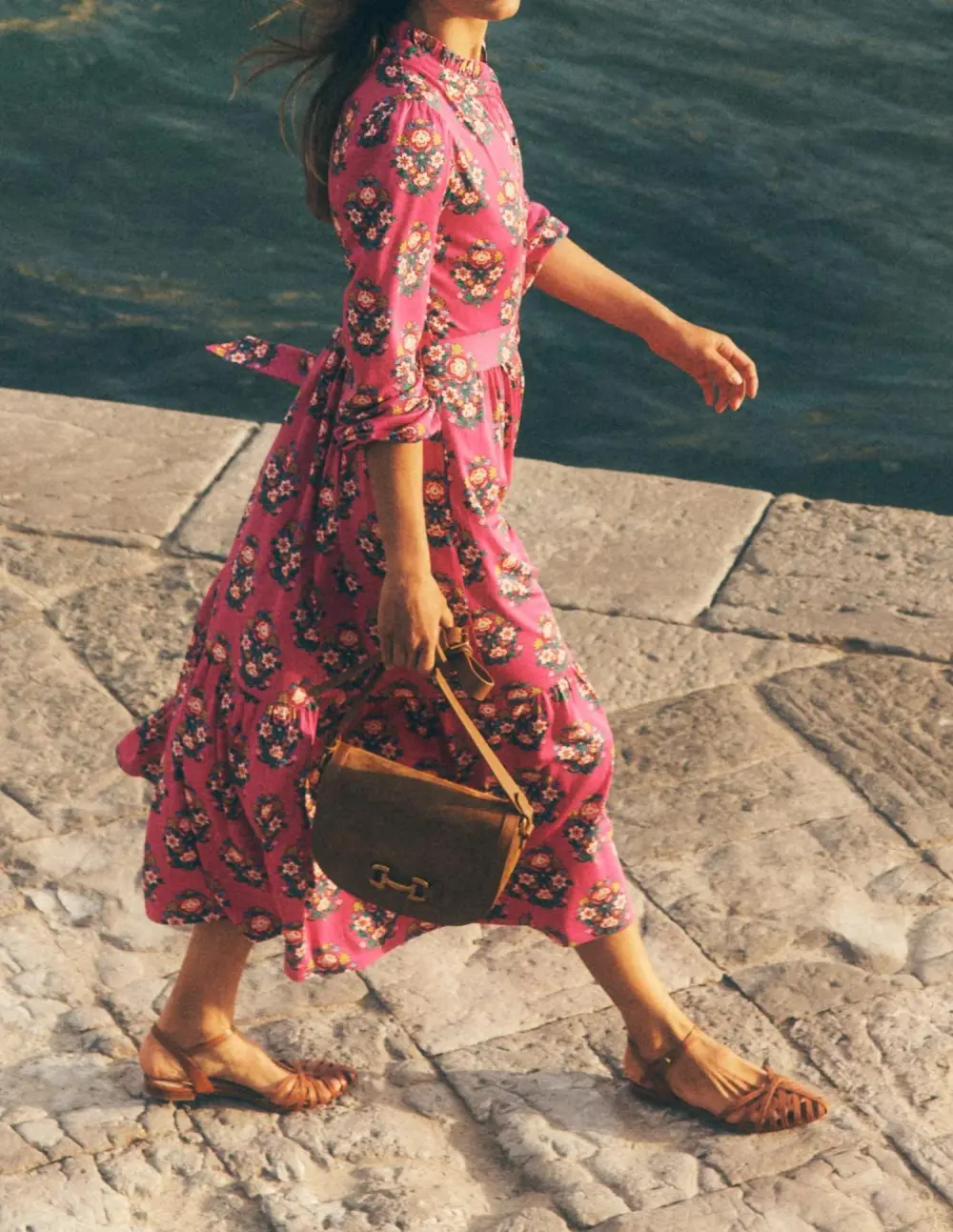 Tiered Jersey Dress
