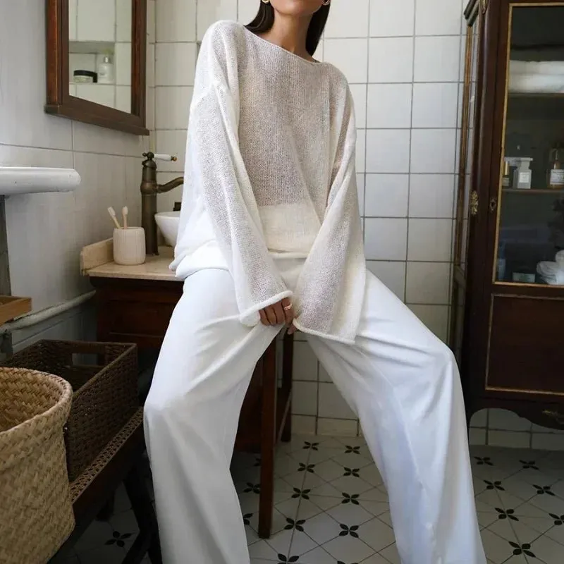 Relaxed Everyday Mesh Top
