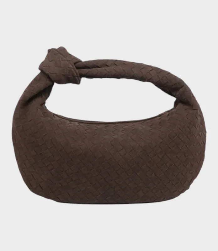 Boxy Suede Handbag