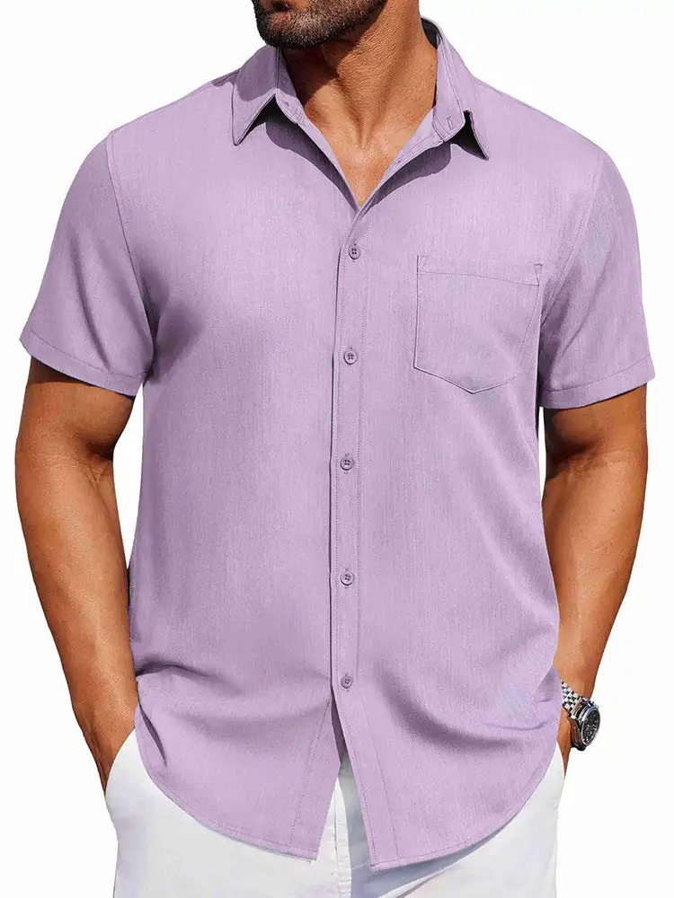 Casual Button Down Denim Shirt