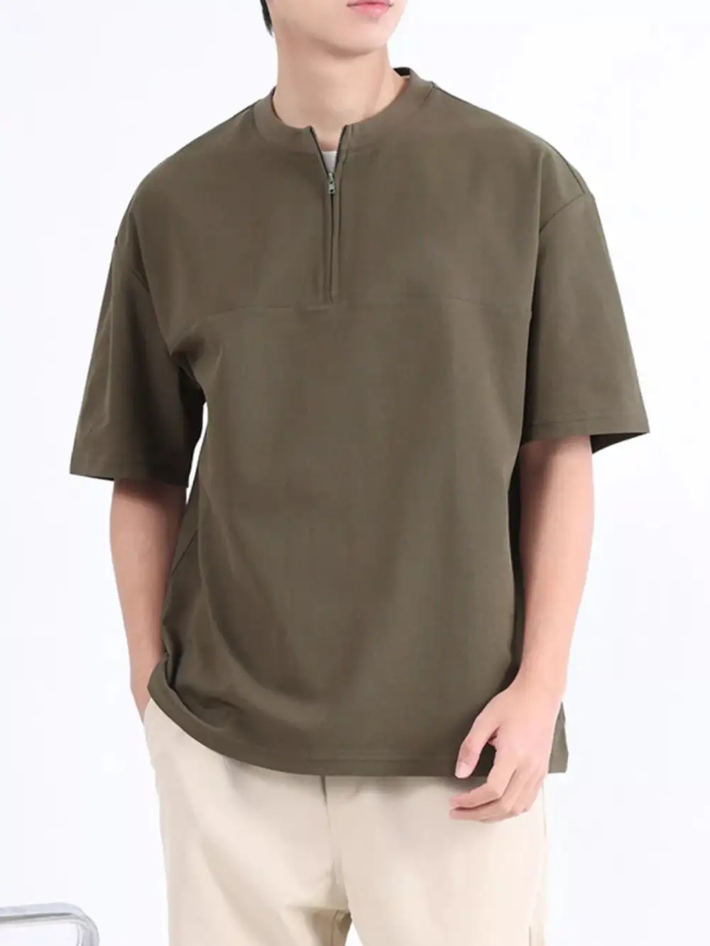Modern Men's Half Sleeve Top