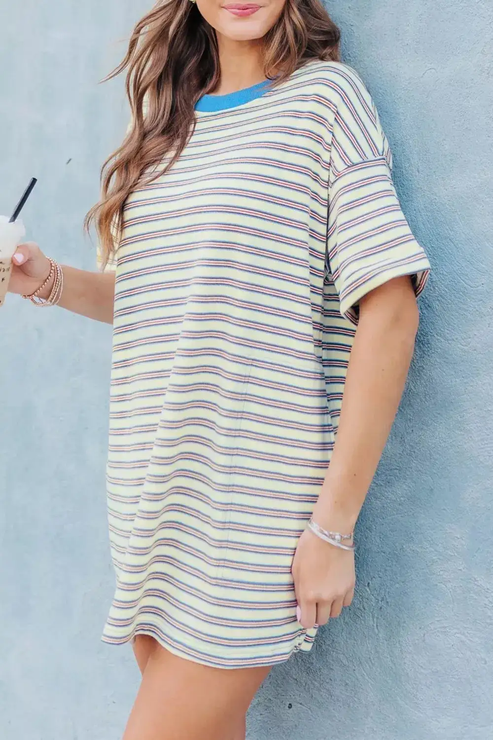 Loose Fit Striped Shirt