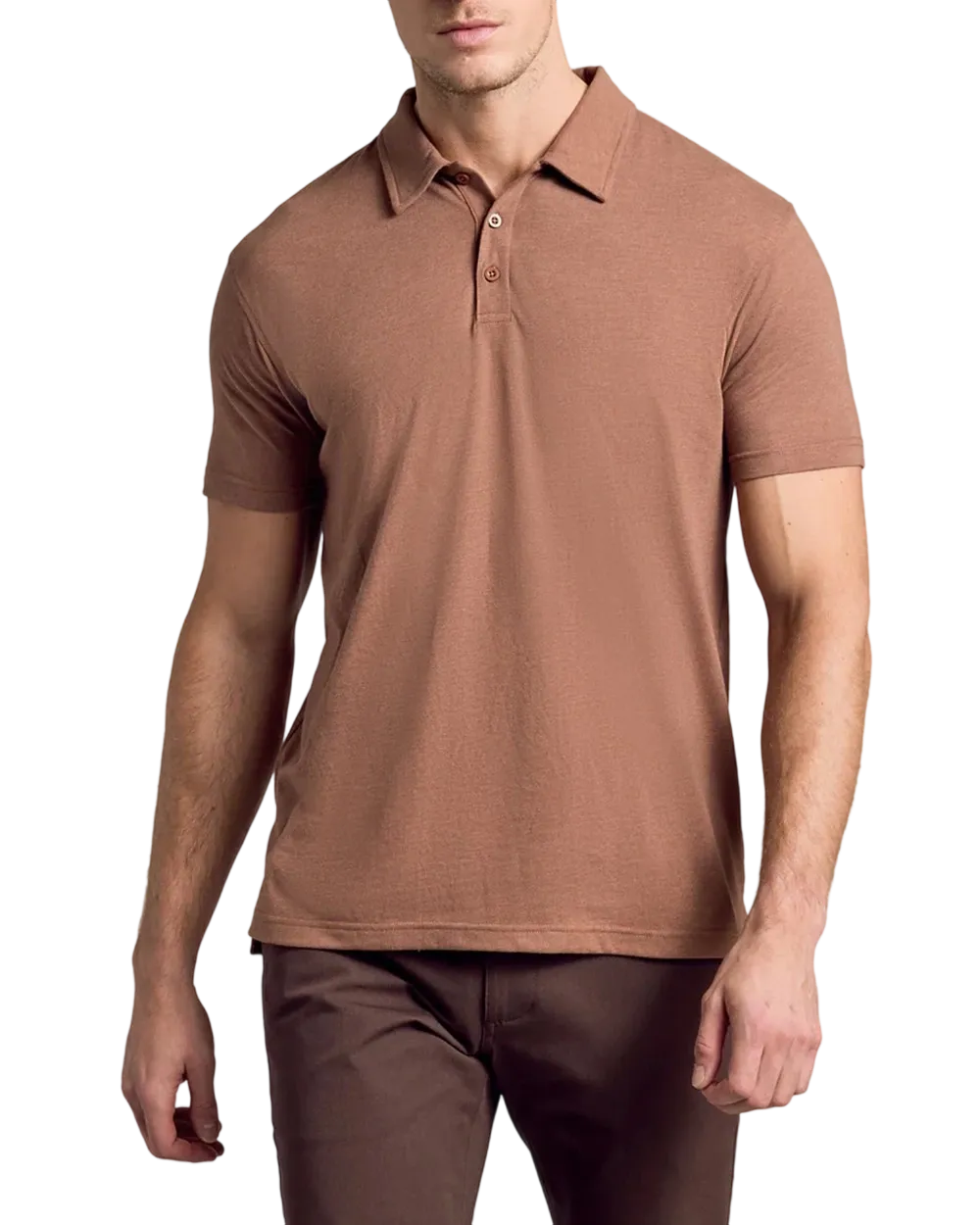 Men'S Casual Business POLO Shirt, Breathable Pique Fabric,Classic Polo