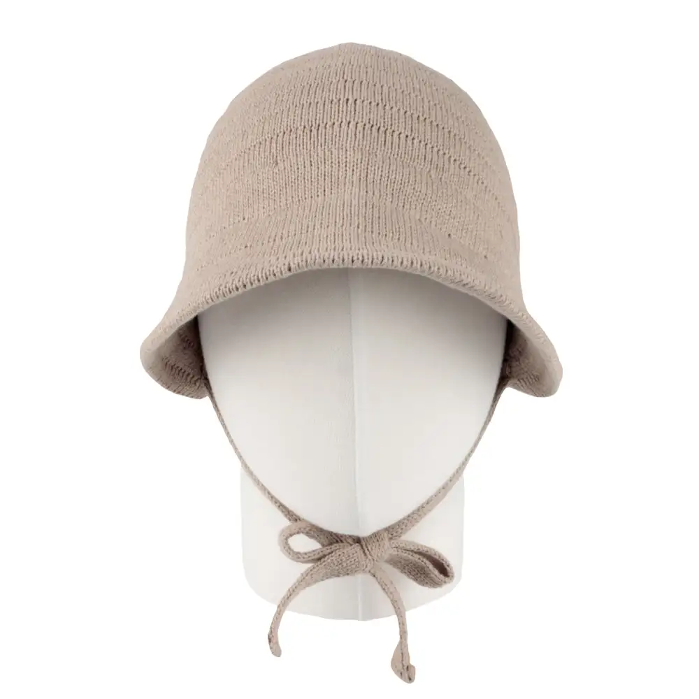 Knit Earflap Bucket Hat