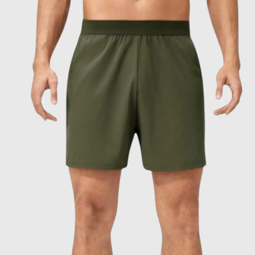 Elastic-Waist Quick-Dry Lightweight Men's Athletic Shorts