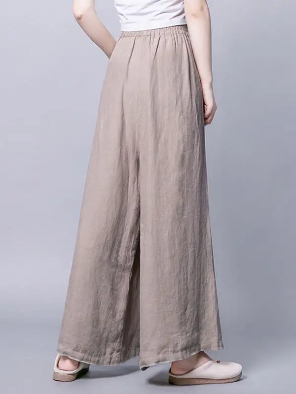 Women's High Waist Wide Leg Loose Fit Pants