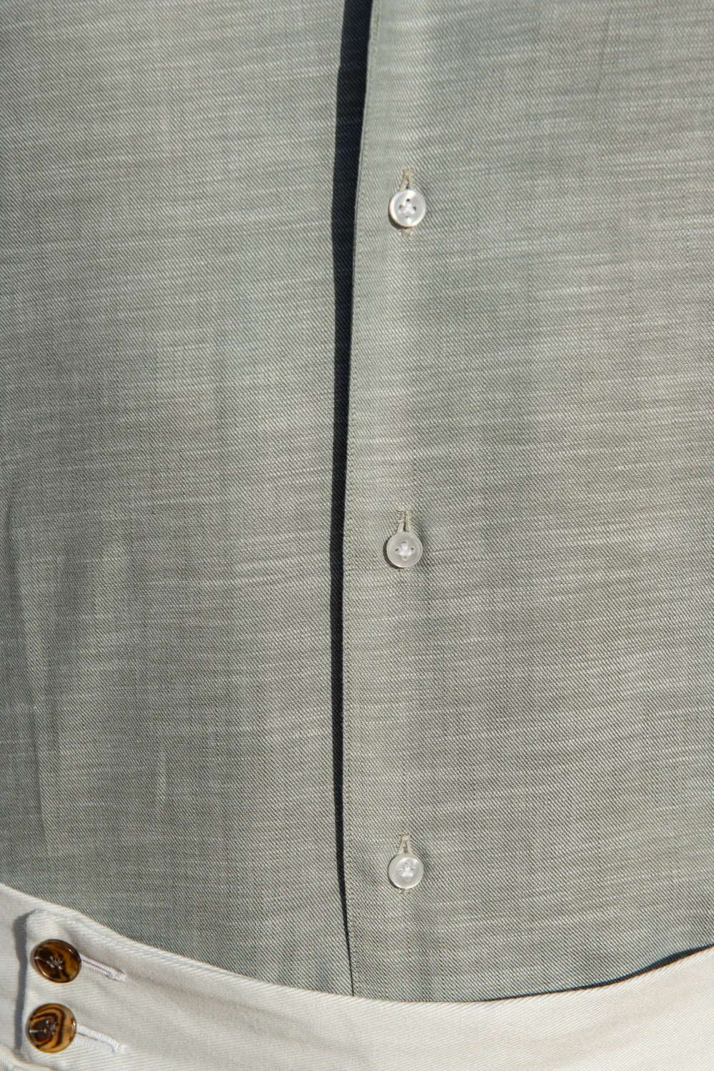 Green  Cotton Shirt