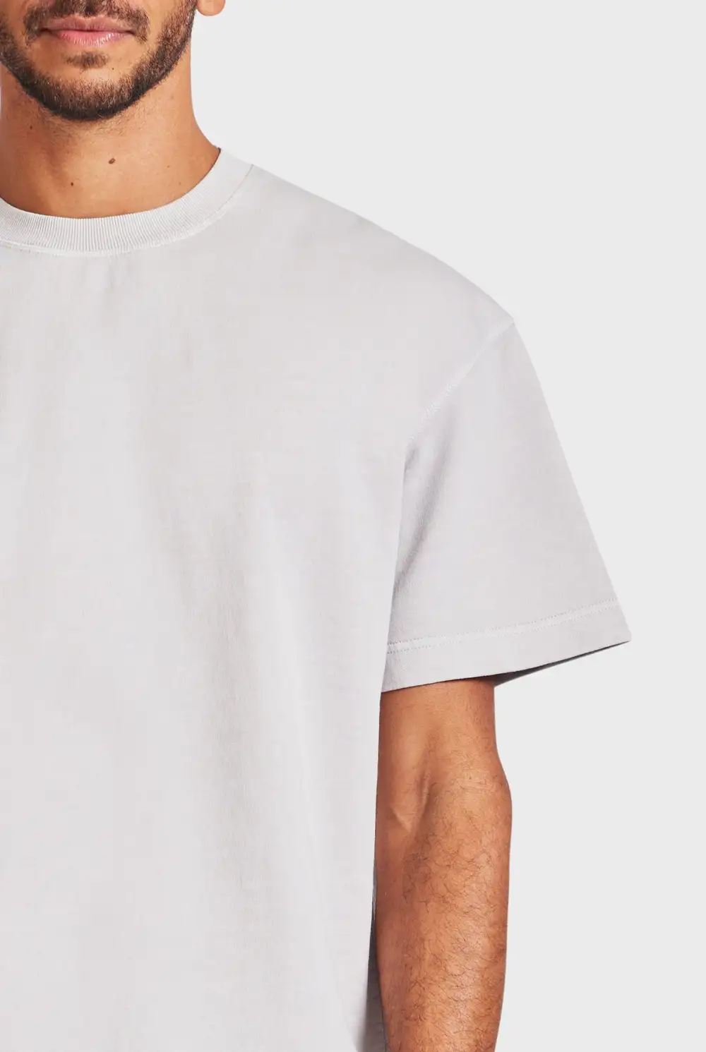 Seasponge Colored Short Sleeve Crew Neck Tee