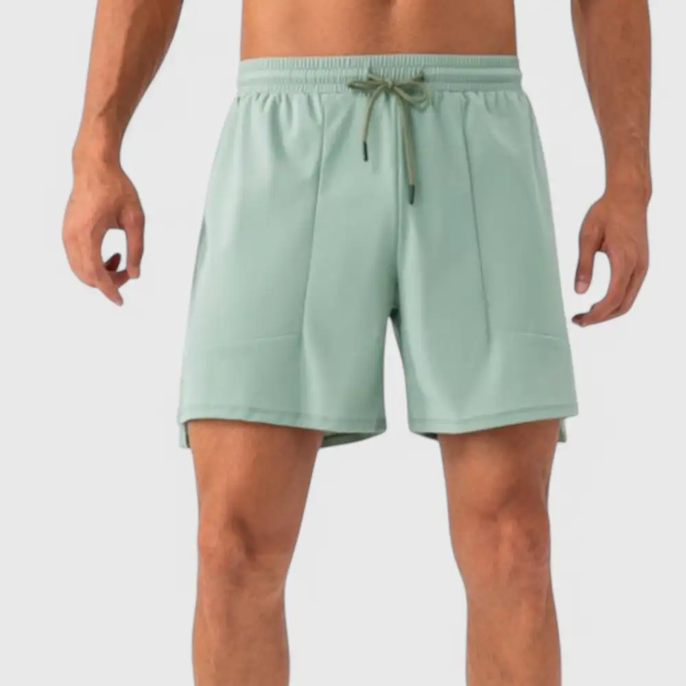 Drawstring Elastic-Waist Quick-Dry Lightweight Men's Athletic Shorts