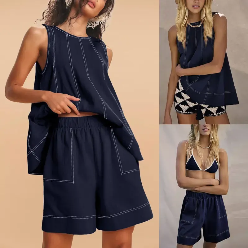 Women's two-piece pure cotton set