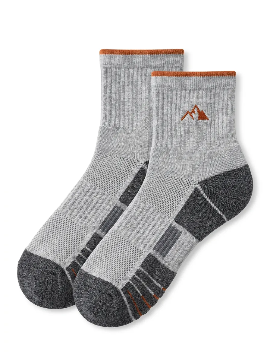 Men's Adventure Mountain Embroidered and Printed Socks