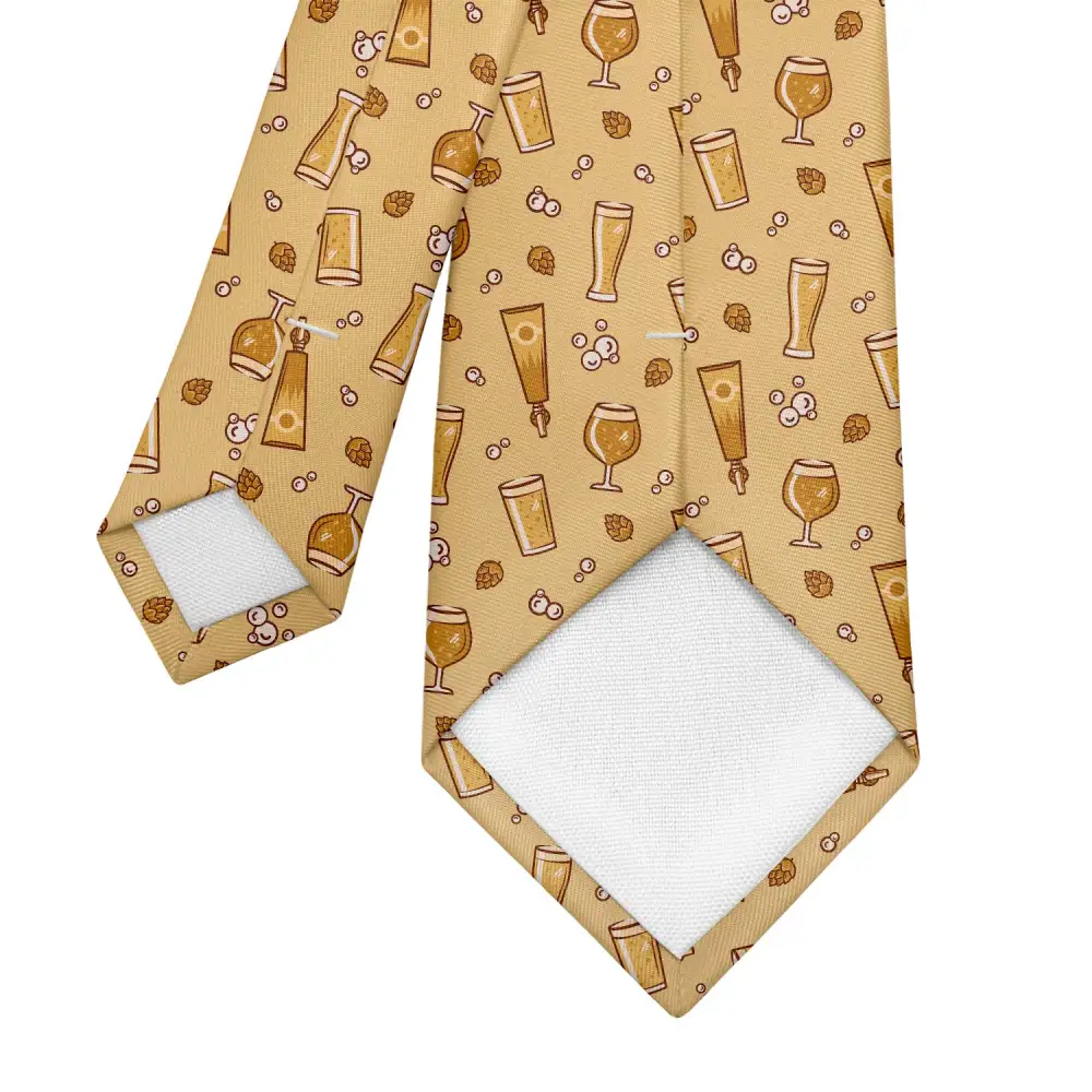 Beer Pattern Necktie
