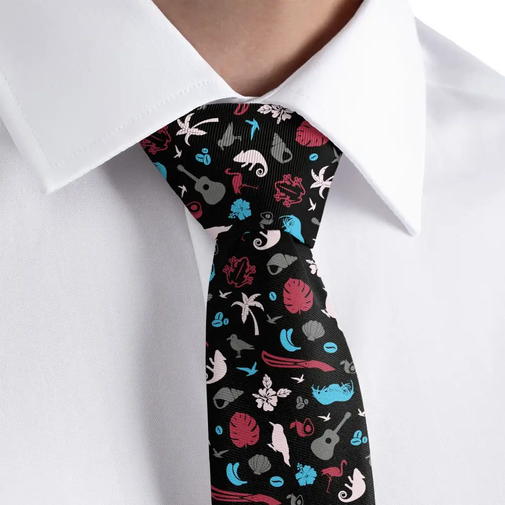 Refined Heritage Pattern Necktie