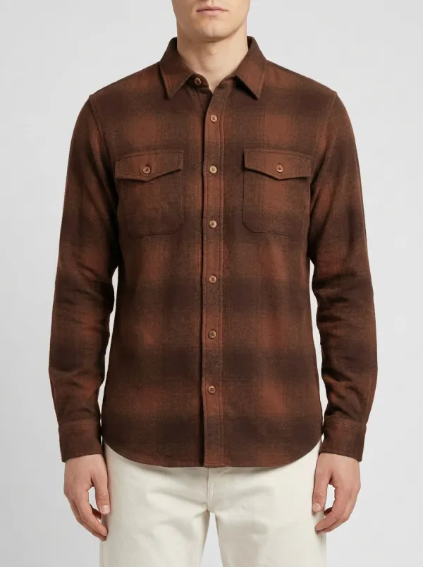 Modern Craft Plaid Long-Sleeve Men's Long-Sleeve Shirt