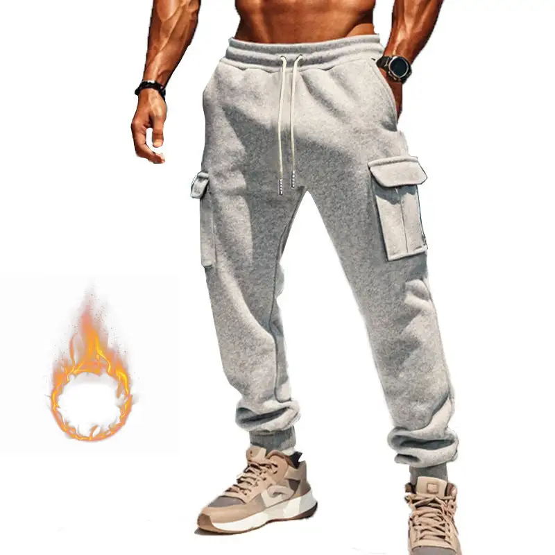 Men's o Thermo Cargo Pants Waistband Pockets Cargo Pants