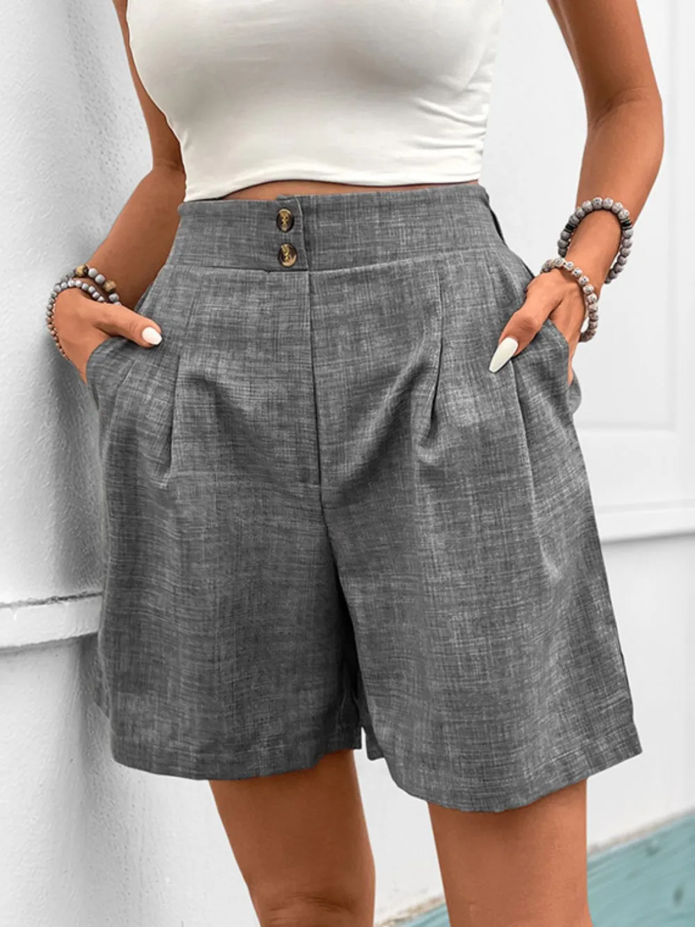 Frill Shorts Pocket
